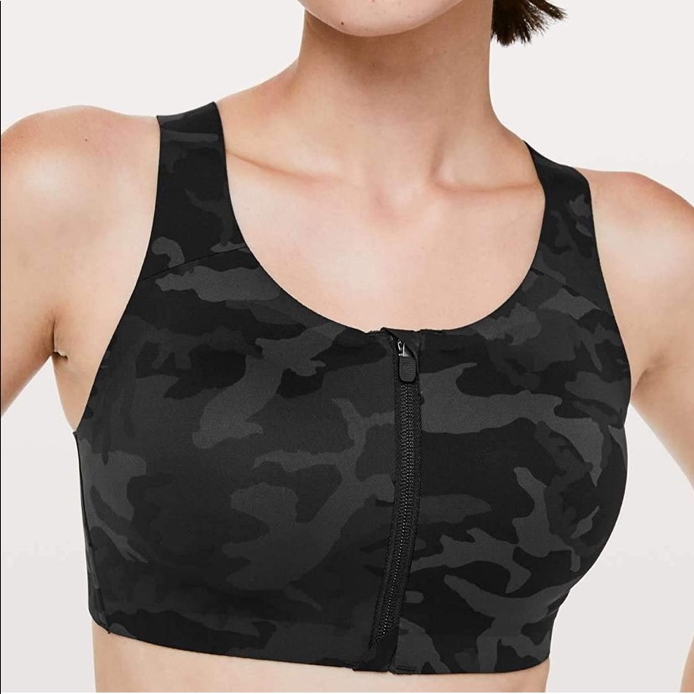 Lululemon Enlite Bra Zip Front High Support